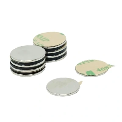 Obrázek Lepidlo N42 Neodym magnet pro umění, řemesla, výrobu modelů, kutily, hobby průměr 15 mm x 1 1,1 kg tah Jih balení 10