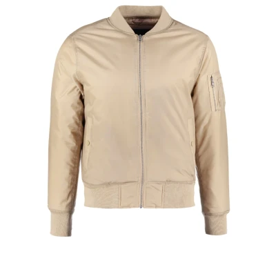 Obrázek Urban Classics Basic Bomber bunda, Muži, Velikost: Small, Beige