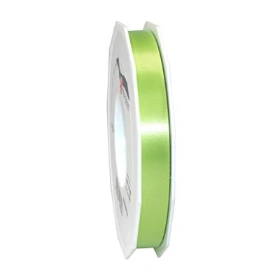 Obrázek C.E. PATTBERG Geschenkband limetten grün, 91 Meter Ringelband 15 mm zum Basteln, Dekorieren &amp; Verpacken von Geschenken zu jedem Anlass