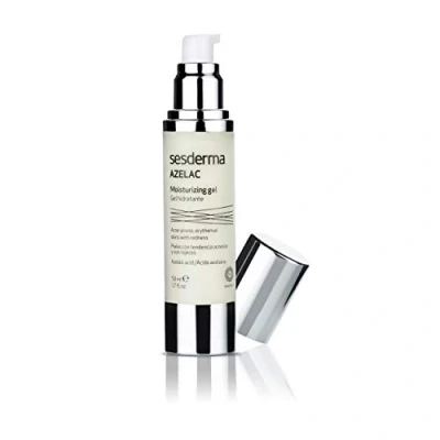 Obrázek Sesderma Azelac hydratační gel Denní péče pro citlivou pokožku růžovková kůže mastná smíšená pleť zarudnutí zelený pigment zakryje 50 ml