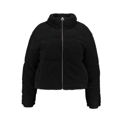 Obrázek Urban Classics Curvy Ladies BOXY Sherpa Puffer Jacket Zimní bunda, Ženy, Velikost: 4XL, Black