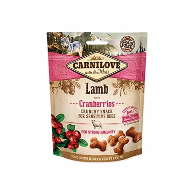 Obrázek CARNILOVE Dog Crunchy Snack Lamb with Cranberries 200g