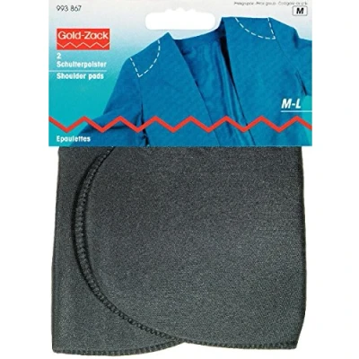 Obrázek Prym černá 993867 ramenní vycpávka půlměsíc PA M L, polyester, 2 x 1 cm