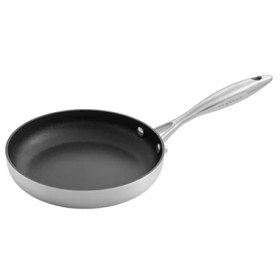 Obrázek Scanpan CTX pánev 20 cm Multifunkční indukční s rukojetí z ušlechtilé oceli vhodná pro všechny typy sporáků nepřilnavý povrch Stratanium do trouby