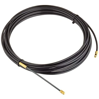 Obrázek Electraline 61054 Nylonová zatahovací páska, 10 m, průměr 4 mm, černá