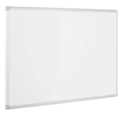 Obrázek Bi Office Earth ekologická bílá tabule, s hliníkovým rámem a odkládací přihrádkou na tužky, magnetická smaltovaná prémiová plocha, 90 x 60 cm