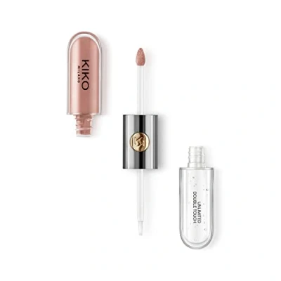 Obrázek KIKO Milano Unlimited Double Touch 102, tekutá rtěnka s dlouhým držením (12 hodin) ve 2 krocích, zářivý povrch
