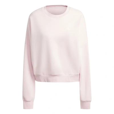 Obrázek adidas Sportswear Essentials Small LOGO FEEL COZY Mikina, Ženy, Velikost: Small, Sandy pink/white