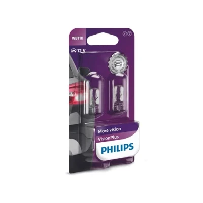 Obrázek Skleněná autožárovka Philips 12040VPB2 WBT10, sada 2 ks blistrů