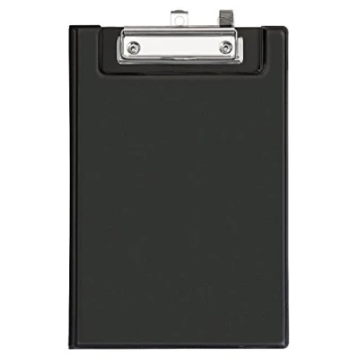 Obrázek VELOFLEX 4805180 Clipboard s ochranou proti průpisu, DIN A5, víkem, PVC, upínací deska, psací černá