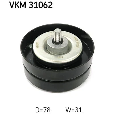 Obrázek Vratná/vodicí kladka, klínový žebrový řemen SKF VKM 31062