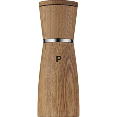 Obrázek WMF Ceramill Nature sada na mlýnek sůl a pepř, 2 kusy, nenaplněné, dřevěný keramický mlýnek, sůl, chilli papričky, H 17,9 cm