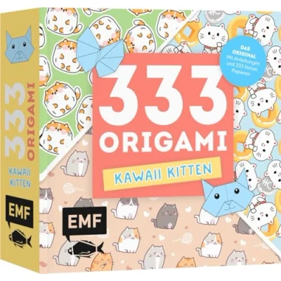 Obrázek 333 Origami Kawaii Kitten Niedliche Papiere falten für Katzen Fans: Das Original: mit Anleitungen und feinen Papieren: Hochwertiges Papier cuten Manga Motiven