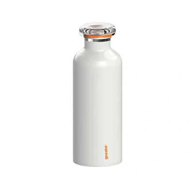 Obrázek Guzzini On The Go, ENERGY Thermosflasche, Trinkflasche Edelstahl Weiß, Ø 7,3x h21,2 cm 500 cc 11670011