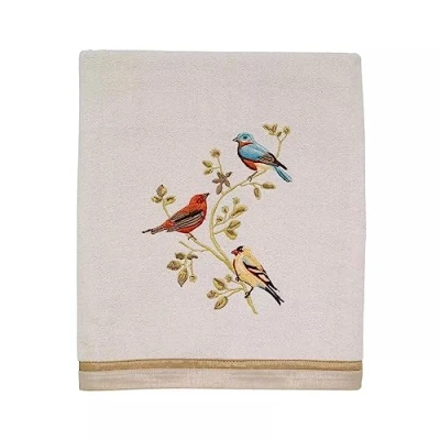 Obrázek Avanti Linens Badetuch, weiche und saugfähige Baumwolle, Natur Badezimmer Dekor (Gilded Birds Collection)