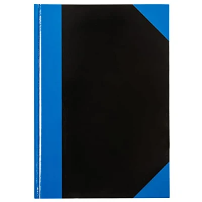 Obrázek Idena 542901 Kladde DIN A5, 96 listů, 70 g/m², linkovaný, pevná vazba, modrá/černá, 1 kus