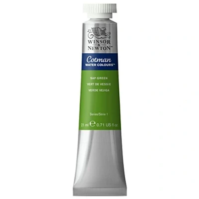 Obrázek Winsor &amp; Newton 0308599 Cotman akvarelová barva s vynikající průhledností, barevnou silou a vlastnostmi zpracování, na vodu 21 ml tuba šťávově zelená