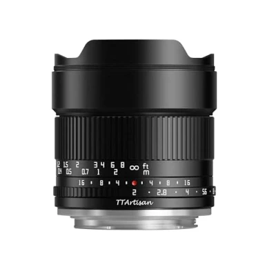 Obrázek TTArtisan APS C 10 mm F2 kovové pouzdro, kompatibilní s Fuji X držákem, černé