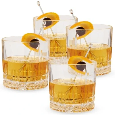 Obrázek Spiegelau &amp; Nachtmann, 4 dílná whisky sada, křišťálové sklo, 368 ml, Perfect servírovací, 4500176