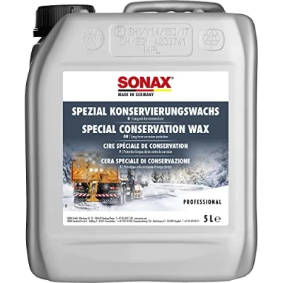 Obrázek SONAX Speciální konzervační vosk (5 litrů) transparentní, sprej odolný vůči soli a stříkající vodě č. výr. 04855050, nové balení