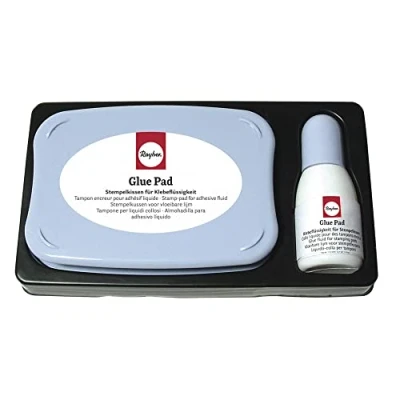 Obrázek RAYHER 3332100 Glue Pad, bez obsahu kyselin s 15 ml lahvičkou lepidlem