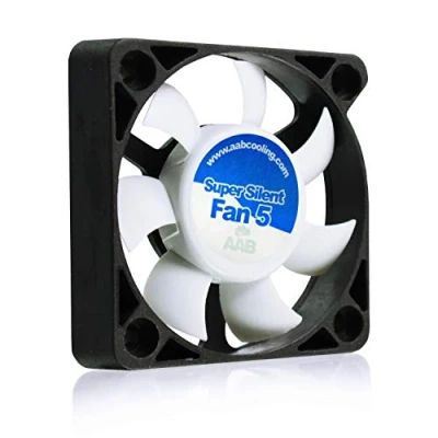Obrázek AABCOOLING Super Silent Fan 5 tichý a úsporný 50mm ventilátor skříně se 4 antivibračními podložkami mini ventilátor, 3D tiskárna, 40 mm, Cooling Fan, 17,5 dB, 14,45 m3/h
