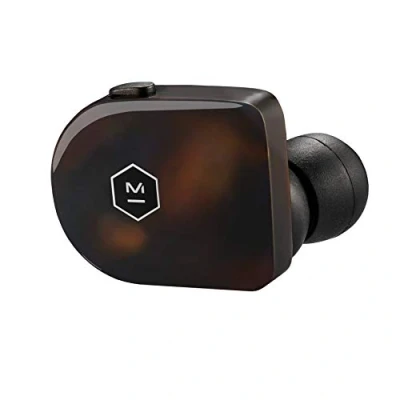 Obrázek Master &amp; Dynamic MW07TS True Wireless Kopfhörer (3,5h Akkulaufzeit pro Ladung, Edelmetall Ladecase, IPX4) Tortoise Shell