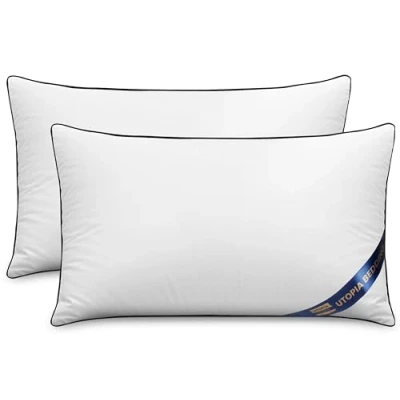 Obrázek Utopia Bedding 2er Set Kissen 30x50 cm, Kissenfüllung für Bett und als Dekokissen, Sofakissen, Zierkissen Couch (Weiß)