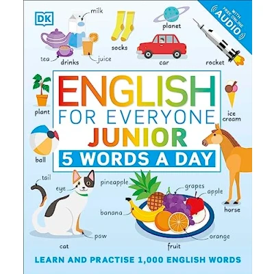 Obrázek English for Everyone Junior 5 Words a Day: Learn and Practise 1,000