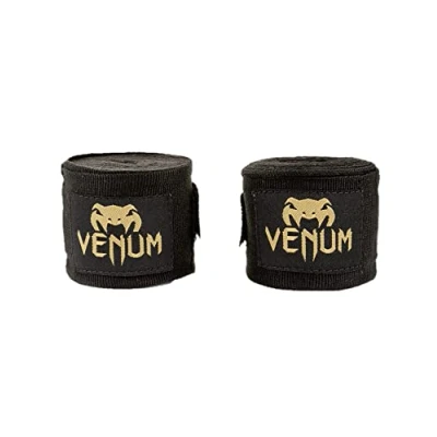 Obrázek Venum Kontakt Boxbandagen Schwarz/Gold 4.5 M
