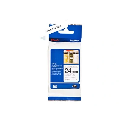 Obrázek Brother Originální P touch páska TZe N251 24 mm, černá na bílé (kompatibilní mj. s P700, 2430, D600, 9700PC, P750W) bez laminování TZEN251