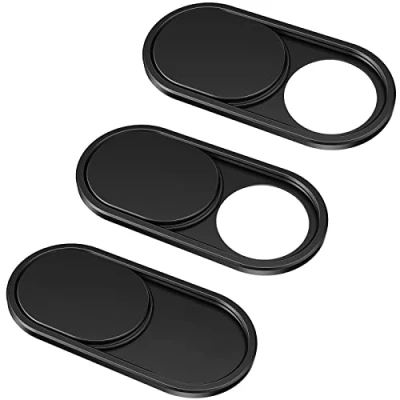 Obrázek CloudValley kryt webové kamery, 0,6 mm ultra tenký kov, Slider kamera pro laptop, MacBook Pro, Air, iPad tablet, Mac, PC, 3 kusy