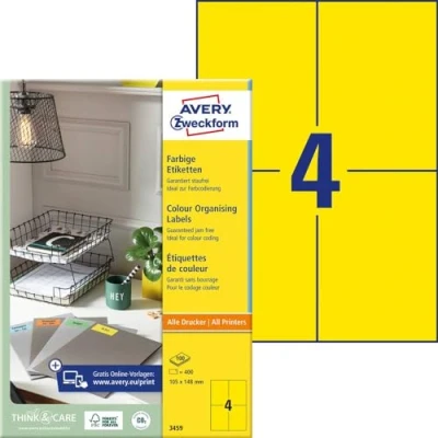 Obrázek AVERY Zweckform 3448 barevné štítky