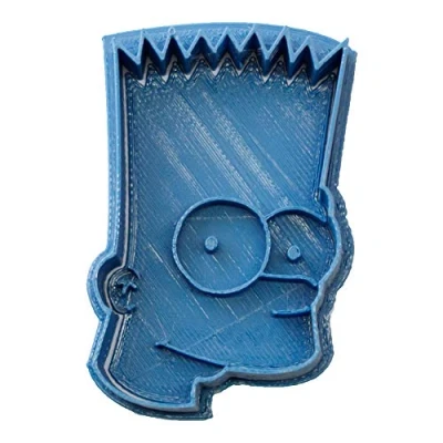 Obrázek Cuticuter Simpsons Bart Ausstechform, Blau, 8 x 7 1.5 cm