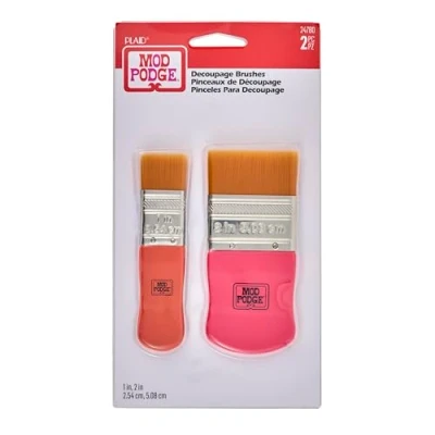Obrázek Plaid: Craft Mod Podge Pinsel Set 1 2 2/Pkg, Mehrfarbig, 22.86 X 12.06 1, 16 cm