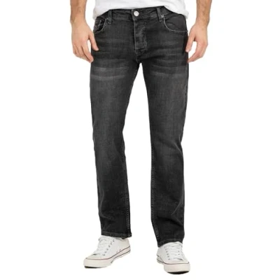 Obrázek Lorenzo Loren Pánské džínové kalhoty Denim Jeans Used Look Regular Fit W29 W44 L30 L38, Duneklgrau ll 4006