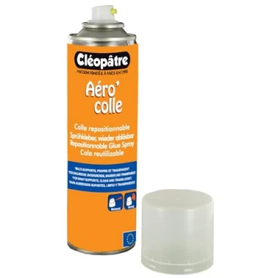 Obrázek Cléopâtre ACR250 Aéro&#039;colle lepidlo, znovu odstranitelné s nastavitelnou tryskou, 250 ml