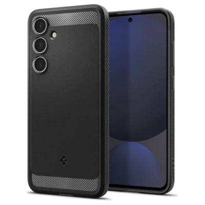 Obrázek Spigen Rugged Armor pouzdro na Samsung Galaxy S24 FE [Ochrana proti pádu ve vojenské kvalitě] matná černá