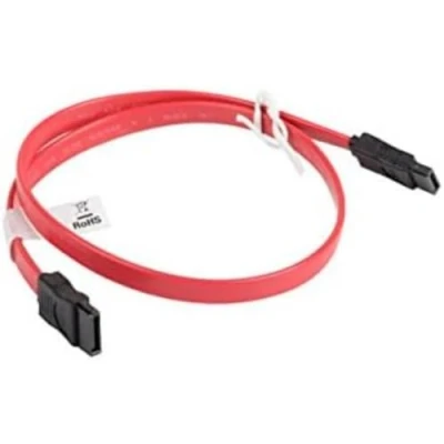 Obrázek Lanberg CA pro Sasa 10CU 0050 CD R SATA Data zástrčky III (7POL) Kabel, 50 cm červená