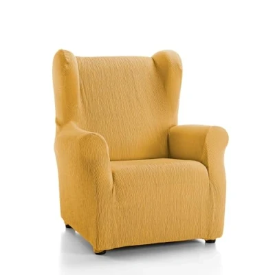 Obrázek Martina Home Emilia Tasche Sillón Orejero, Stoff, Gold, 33 x 8 42 cm