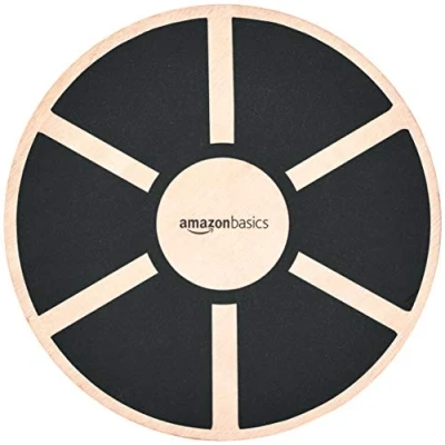 Obrázek Amazon Basics Dřevěná balanční deska, černá