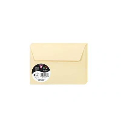 Obrázek Clairefontaine 5846C balení s 20 obálkami pylu, formát C6, 114 x 162 mm, 120 g, ideální pro vaše pozvánky a korespondenci, béžová, 1