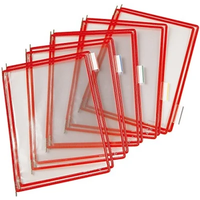Obrázek Tarifold 114003 Pack 10 dokumenty držák, A4, Červená