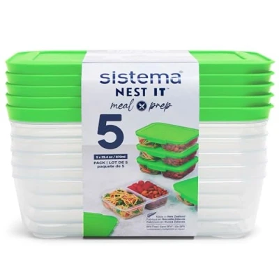 Obrázek 870ml Medium Split Nest It 5 Pack TRI (4)