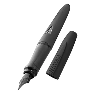 Obrázek ONLINE plnicí pero Switch Expert, &amp; touchpen v jednom, pro tablety a smartphony, multifunkční vč. standardních inkoustových patron, černé, iridia, tloušťka pera F