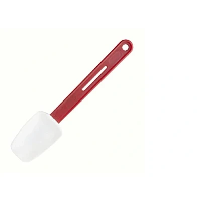 Obrázek Vogue Vařečka odolná vůči teplu 255 mm/10 palců, červená, lžíce, žáruvzdorná do 260 C, odpuzuje nečistoty, nádobí s nepřilnavým povrchem, vhodné myčky L029