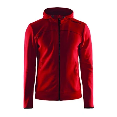 Obrázek Craft Herren Sportswear Freizeit Full Zip Kapuze ct040/1901692 rot groß Größe L