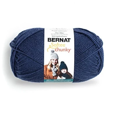 Obrázek Bernat Big Ball Chunky Solid příze, 400 g, tloušťka 6, 100% akryl, Faded Denim