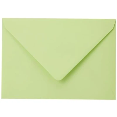 Obrázek Clairefontaine 555472C balení s 20 obálkami podšívkou z pylu, formát C5 (16,2 x 22,9 cm), 120 g, ideální pro vaše pozvánky a korespondenci, křupavě zelená, 1