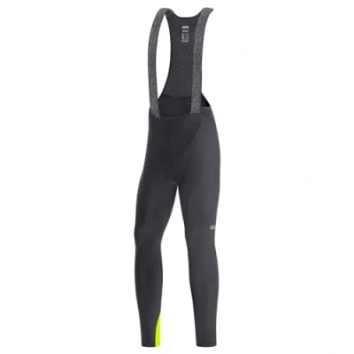 Obrázek Gore C3 Thermo Plus pánské elastické lacl černo žlutá neon XL Kalhoty na kolo